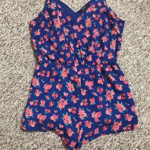 Cute floral romper